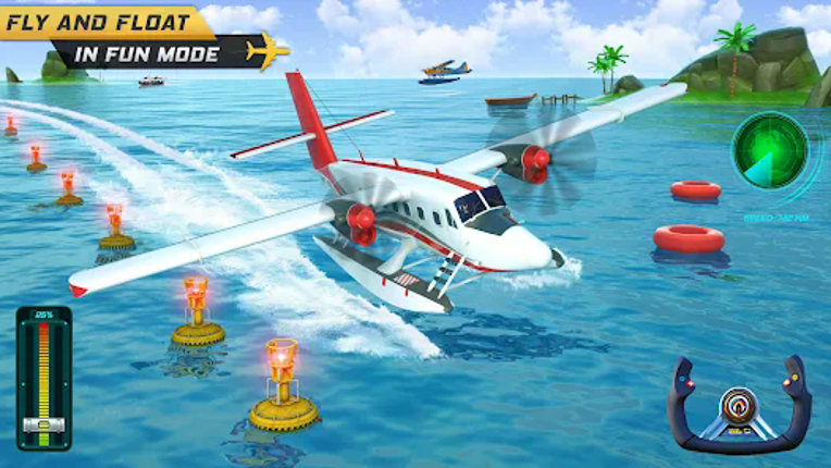 SkyDrift: 3D Airplane Game Image