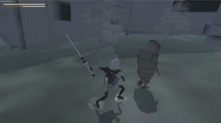Nier Automata Demake Image