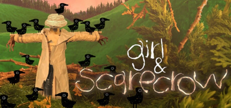 Girl & Scarecrow Image