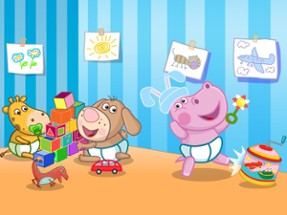 Hippo pet care game simulator Image