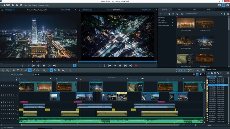 MAGIX Video Pro X9 Steam Edition screenshot