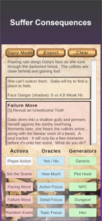 One Page Solo Engine screenshot