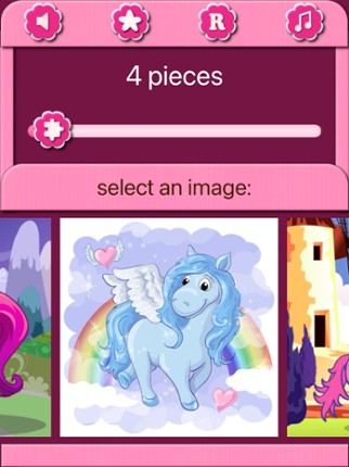 Pony Unicorn Puzzles For Kids Image