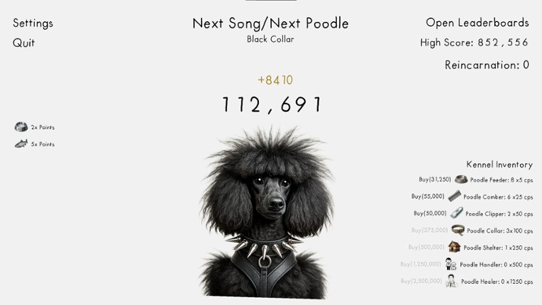 Poodle Clicker screenshot