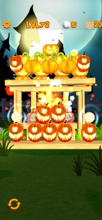 Swipe &amp; Knockdown Pumpkins 2 screenshot