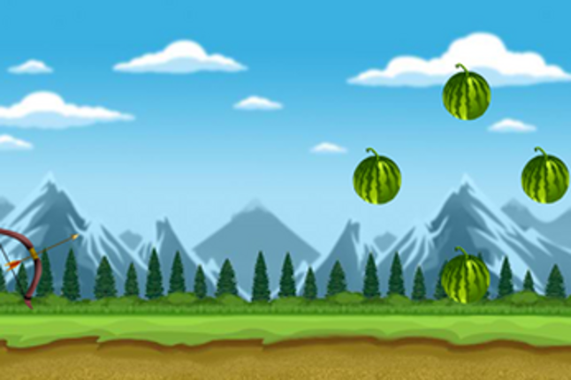 Watermelon Arrow Scatter Image