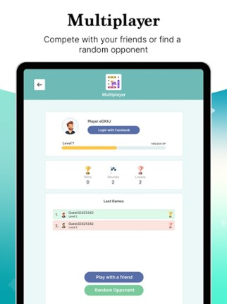 Word Search Colorful Image