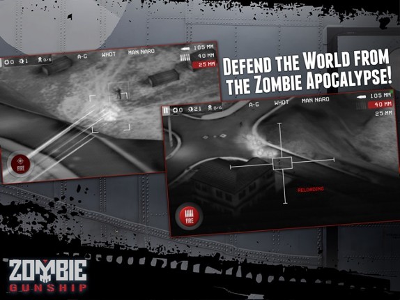 Zombie Gunship: Gun Down Zombies screenshot