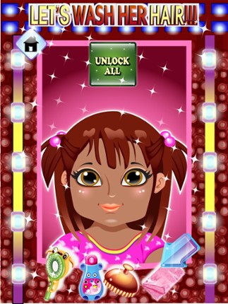 Baby Hair Saloon Makeover - cut, color, wash & create fun different hairstyles for princess free screenshot