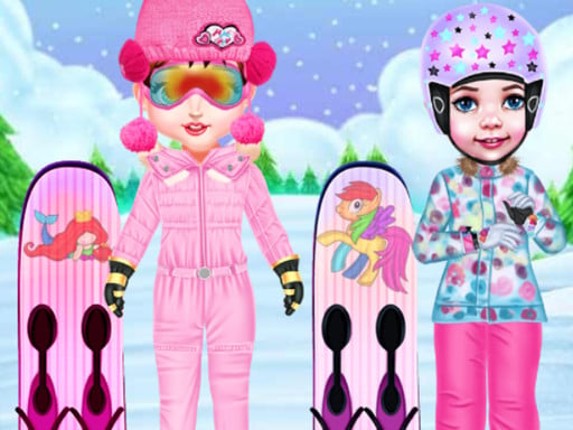 Baby Taylor Skiing Dress Up Game Cover