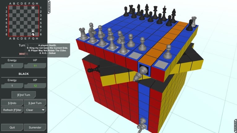 Chess Cubed screenshot