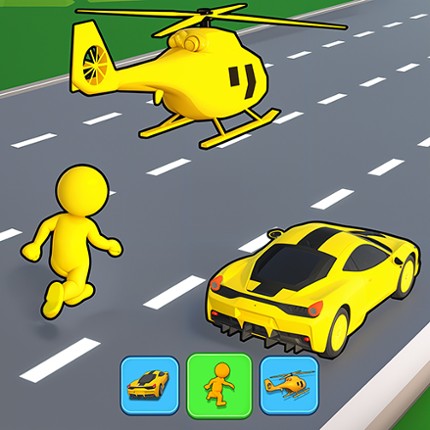 Shape Evolution: Race and Run Image