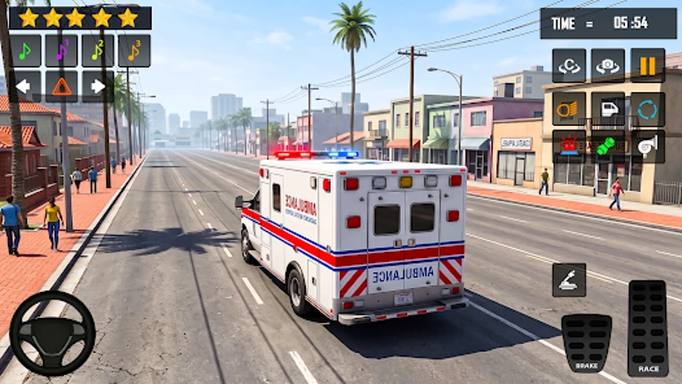 Ambulance Game Simulator screenshot
