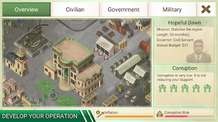 Rebel Inc. screenshot