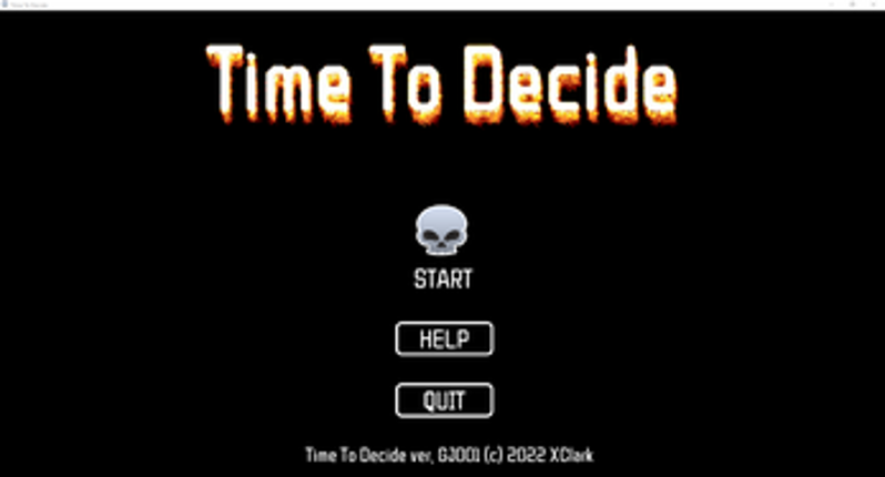 Time To Decide - GD.tv GameJam 2022 Image