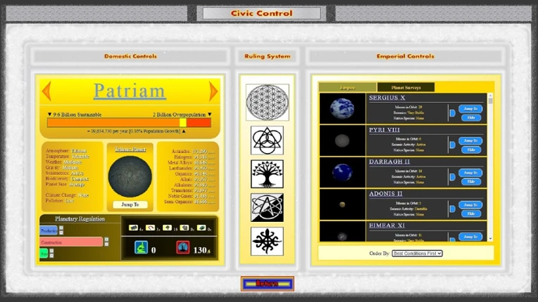 Game of Planets screenshot