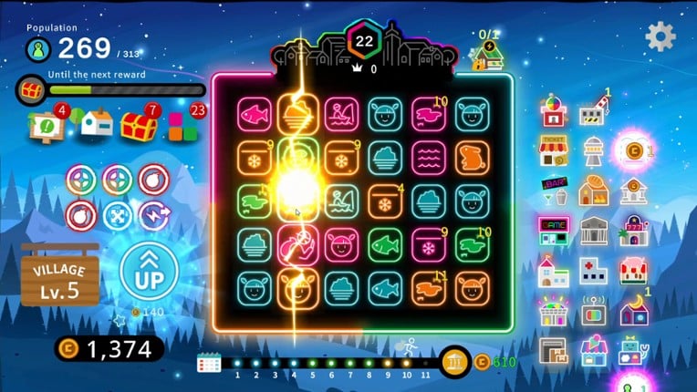Neon Village screenshot