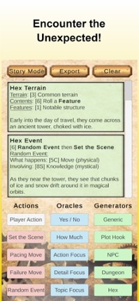 One Page Solo Engine screenshot