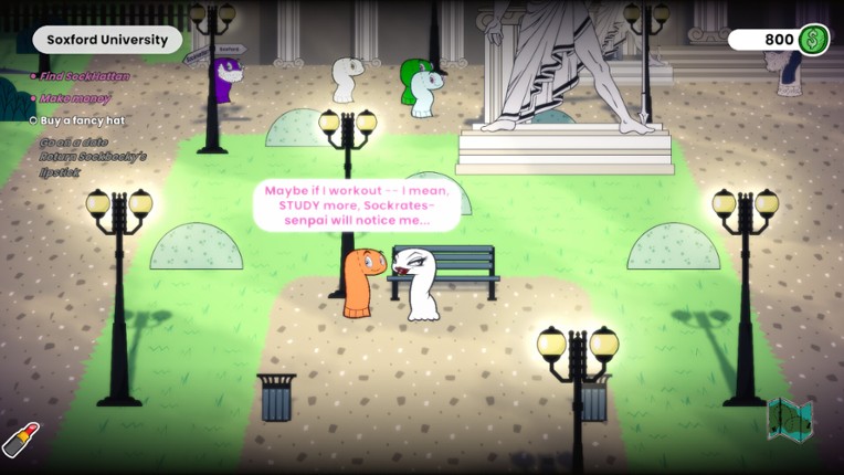 Sock Dating Simulator screenshot