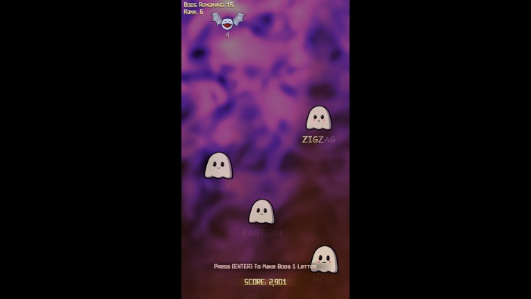 Typing With Ghosties screenshot