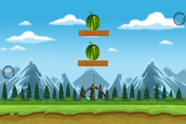 Watermelon Arrow Scatter Image