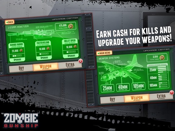 Zombie Gunship: Gun Down Zombies screenshot