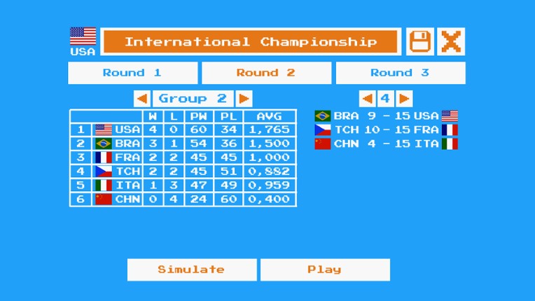 80s Volleyball screenshot