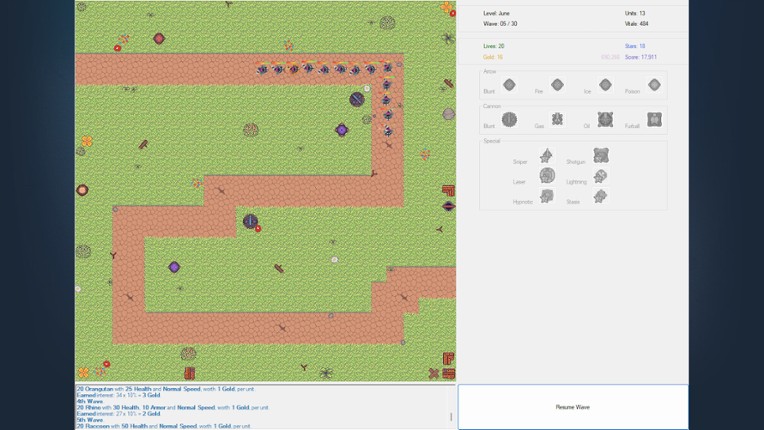 Fluffy Tower Defense screenshot