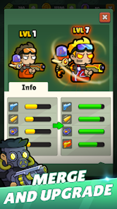 Merge Mercs: Tower Defense TD screenshot