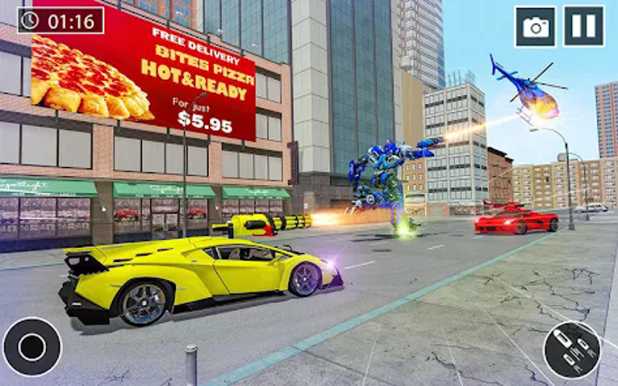Police Car US War Robot Games screenshot