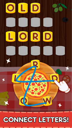 Pizza Word - Word Game Puzzle Image