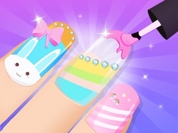 Girls Fun Nail Salon Image