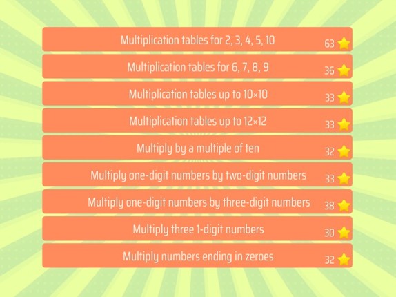 Multiplication - 3rd Grade screenshot