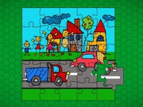 Stick Family Fun Time Jigsaw Image