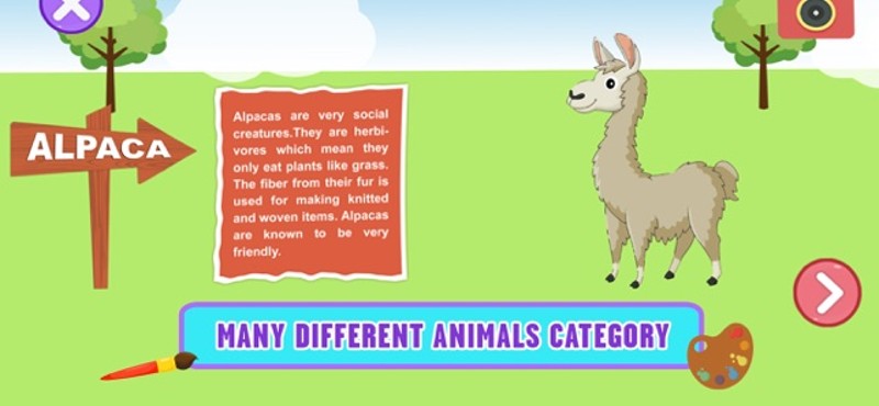 Animal Coloring And Learn Apps screenshot