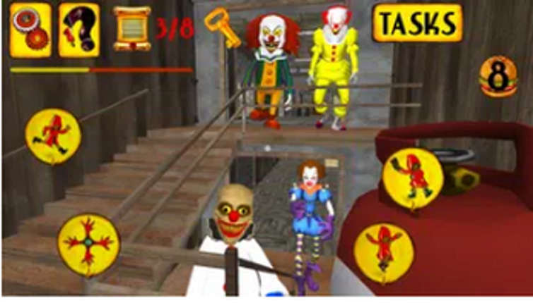 Clown Hospital. Neighbor Escape 3D screenshot