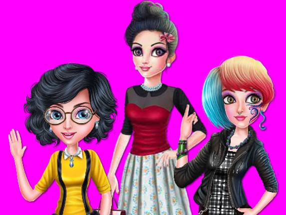 College Girl Squad Fashion Dressup Game Cover