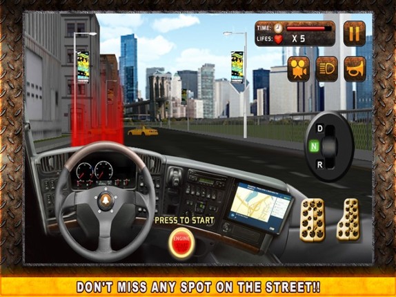 Dump Garbage Truck Simulator – Drive your real dumping machine & clean up the mess from giant city screenshot