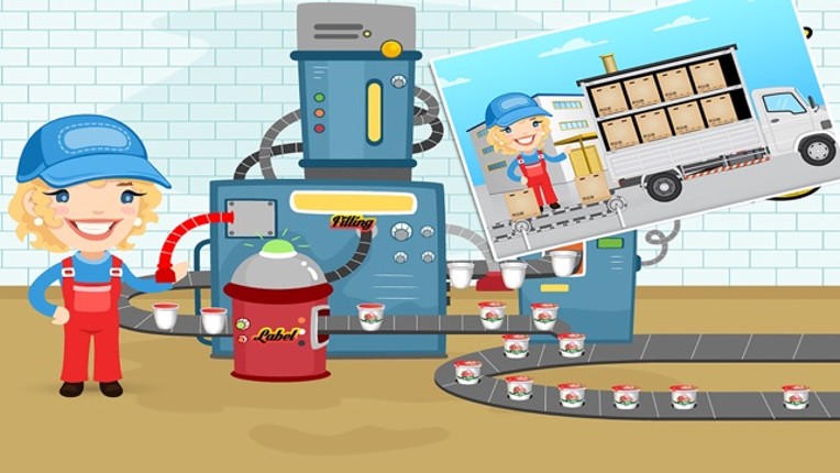 Flavored Milk Factory farm - Milk the cows & process it with amazing flavors in dairy factory screenshot