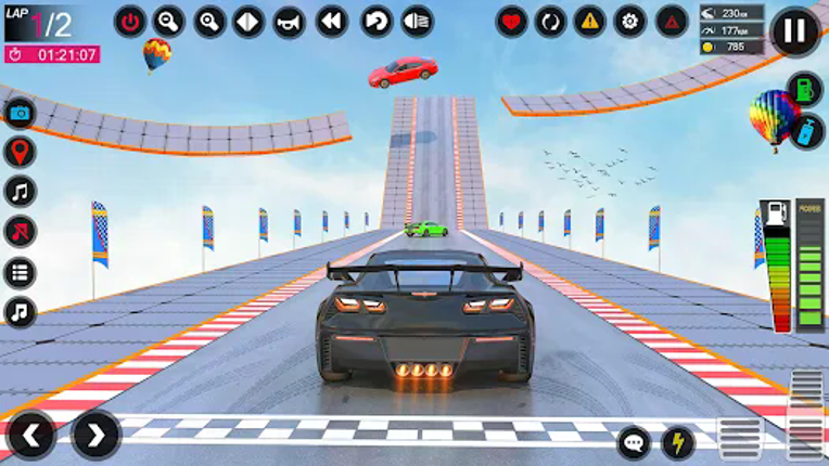 Crazy Car Stunts GT Ramp Games screenshot