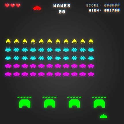 Space Invaders Clone Game Cover