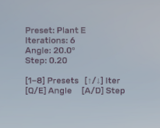 Interactive L-System Visualiser Image