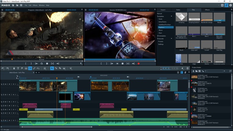 MAGIX Video Pro X9 Steam Edition screenshot