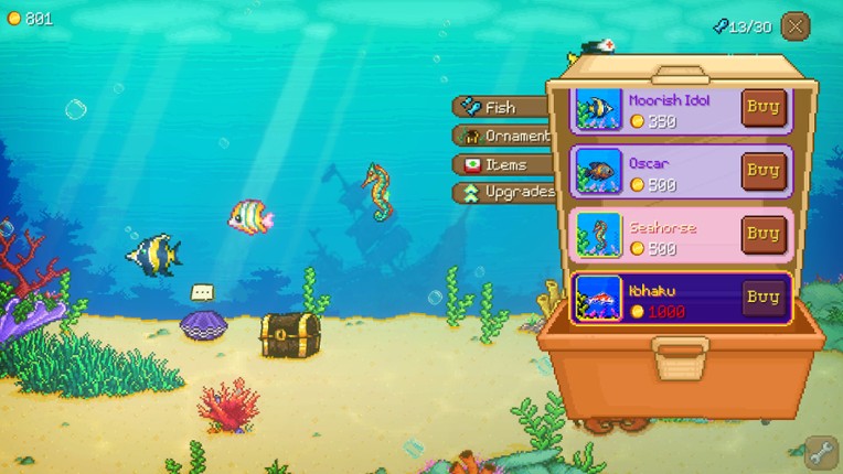 Pixel Aquarium screenshot