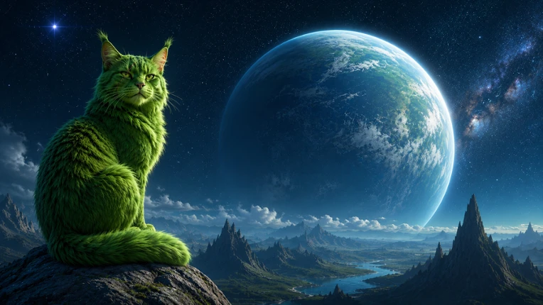Puzzles: Space Cats Image