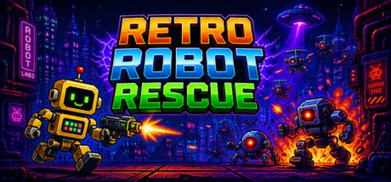 Retro Robot Rescue Image