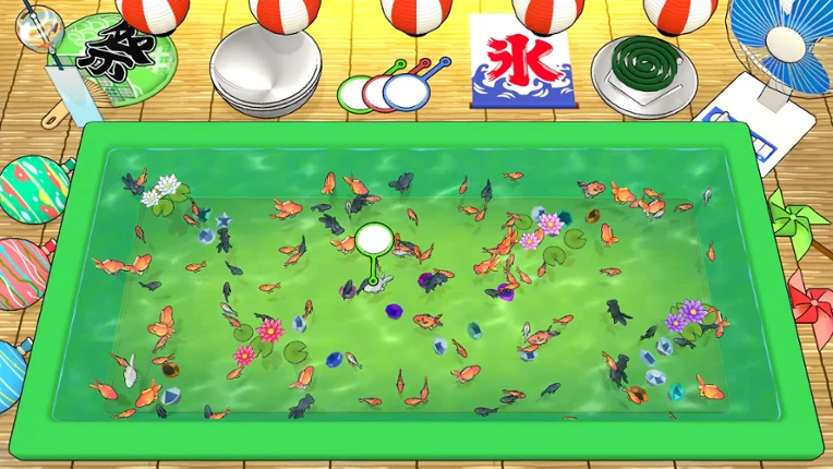 Super Goldfish Scooping Image