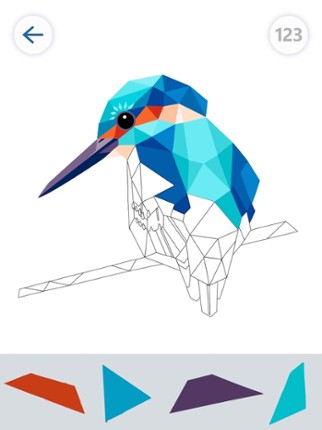 Color by Number: Poly Jigsaw screenshot