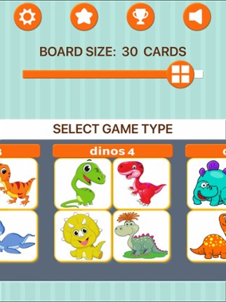Dinosaur Memory Games for Kids Image