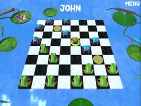 Frog Checkers 3D Image